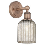 Bridal Veil 616 Wall Sconce - Antique Copper / Mercury