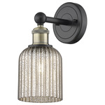 Bridal Veil 616 Wall Sconce - Black Antique Brass / Mercury