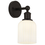 Bridal Veil 616 Wall Sconce - Oil Rubbed Bronze / Gloss White