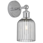 Bridal Veil 616 Wall Sconce - Polished Chrome / Smoke