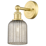 Bridal Veil 616 Wall Sconce - Satin Gold / Mercury