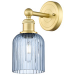 Bridal Veil 616 Wall Sconce - Satin Gold / Princess Blue