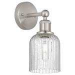 Bridal Veil 616 Wall Sconce - Satin Nickel / Clear Seedy
