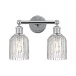 Bridal Veil 616 Bathroom Vanity Light - Polished Chrome / Clear