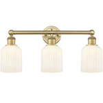 Edison Bridal Veil Bathroom Vanity Light - Black Antique Brass / Clear Seedy