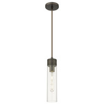 Boreas Cord Hung Pendant - Oil Rubbed Bronze / Clear