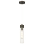 Boreas Cord Hung Pendant - Oil Rubbed Bronze / Clear Seedy