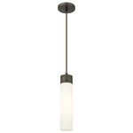 Boreas Cord Hung Pendant - Oil Rubbed Bronze / Striped White
