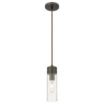 Boreas Cord Hung Pendant - Oil Rubbed Bronze / Clear Seedy