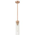 Boreas Stem Hung Pendant - Antique Copper / Clear