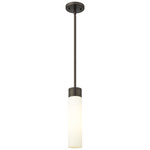 Boreas Stem Hung Pendant - Oil Rubbed Bronze / White
