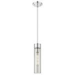 Boreas Stem Hung Pendant - Polished Chrome / Smoke