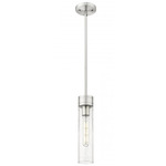 Boreas Stem Hung Pendant - Satin Nickel / Seedy