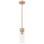 Boreas Stem Hung Pendant - Antique Copper / Clear