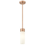 Boreas Stem Hung Pendant - Antique Copper / White