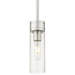 Boreas Stem Hung Pendant - Satin Nickel / Seedy