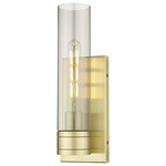 Boreas Wall Sconce - Antique Brass / Smoke