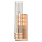 Boreas Wall Sconce - Antique Copper / Smoke