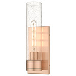 Boreas Wall Sconce - Antique Copper / Clear Seedy