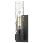 Boreas Wall Sconce - Matte Black / Deco Swirl