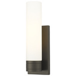 Boreas Wall Sconce - Oil Rubbed Bronze / Striped White