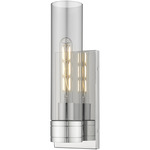 Boreas Wall Sconce - Polished Chrome / Smoke