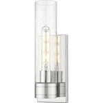 Boreas Wall Sconce - Polished Chrome / Clear Seedy