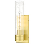 Boreas Wall Sconce - Satin Gold / Clear Seedy