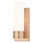 Boreas Wall Sconce - Antique Copper / White