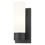 Boreas Wall Sconce - Matte Black / White