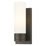 Boreas Wall Sconce - Oil Rubbed Bronze / Striped White