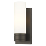 Boreas Wall Sconce - Oil Rubbed Bronze / White