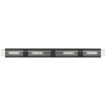 Boreas Bathroom Vanity Light - Matte Black / Clear