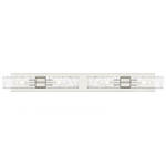 Boreas Bathroom Vanity Light - Satin Nickel / Deco Swirl
