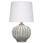 Reef Table Lamp - Grey / Off White