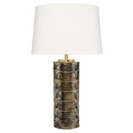 Wright Table Lamp - Espresso / White