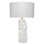 Sweetwood Table Lamp - Matte White