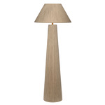 Tension Floor Lamp - Antique Brass / Jute