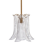 Cala Pendant - Brass / Clear Glass