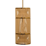 Congruent Pendant - Brass / Natural