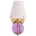 Belvedere Wall Sconce - Lavender / White