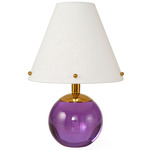 Belvedere Table Lamp - Lavender / White