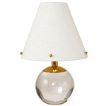 Belvedere Table Lamp - Clear / White