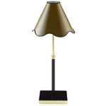 Ripple Rechargeable Table Lamp - Black / Olive