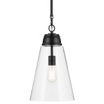 Marsailli Pendant - Black / Clear
