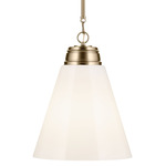 Marsailli Pendant - Champagne Bronze / Opal