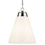 Marsailli Pendant - Polished Nickel / Opal