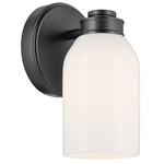 Shae Wall Sconce - Black / Opal