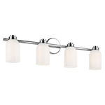 Shae Bathroom Vanity Light - Chrome / Opal