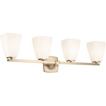 Marant Bathroom Vanity Light - Champagne Bronze / Opal
